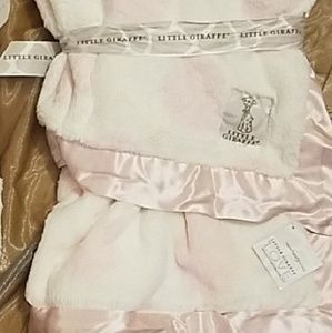 Little Giraffe luxe dot blanket- NEW WITH TAGS